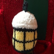 Sirdar knitted advent calendar